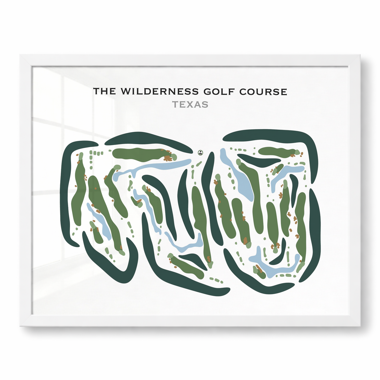 The Wilderness Golf Course, Texas - Printed Golf Courses