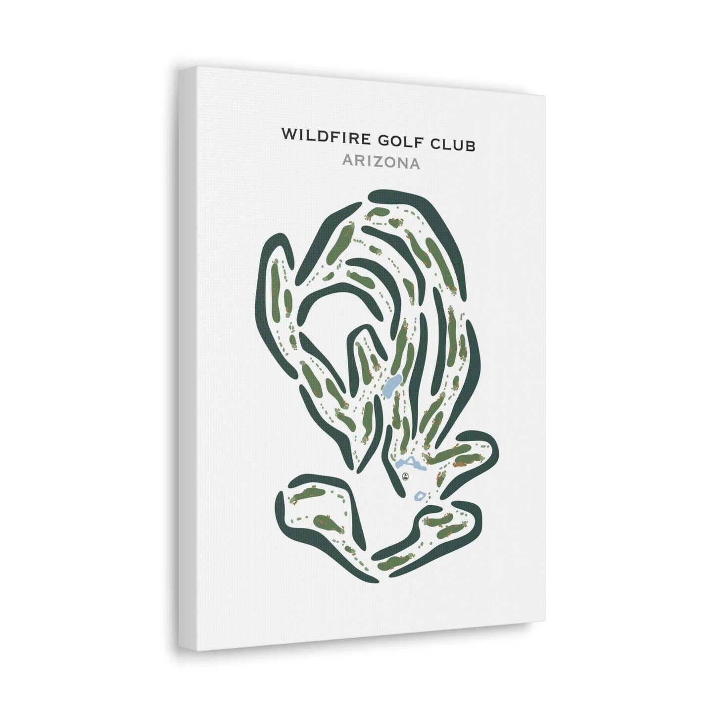 Wildfire Golf Club, Phoenix Arizona - Printed Golf Courses