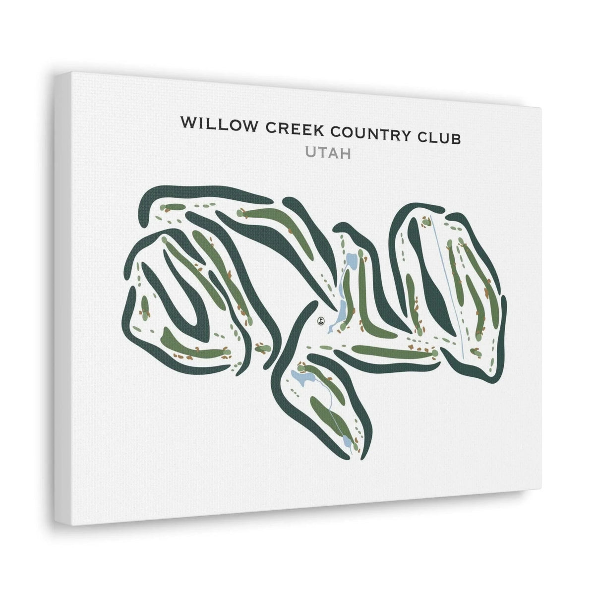 Willow Creek Country Club, Sandy Utah - Printed Golf Courses