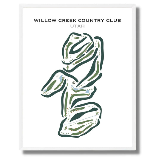 Willow Creek Country Club, Utah - Printed Golf Course