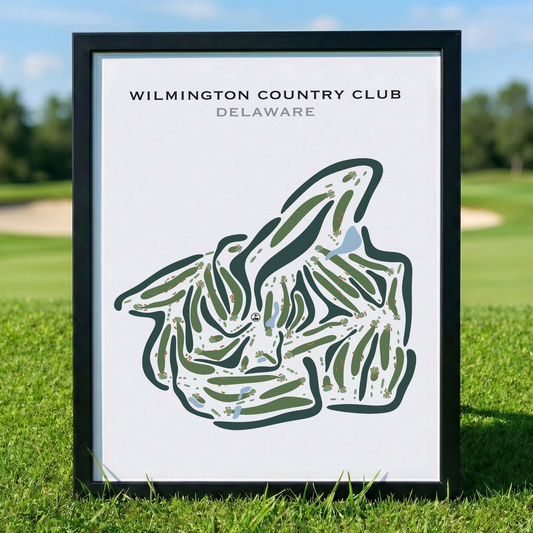 Wilmington Country Club, Delaware - Printed Golf Course