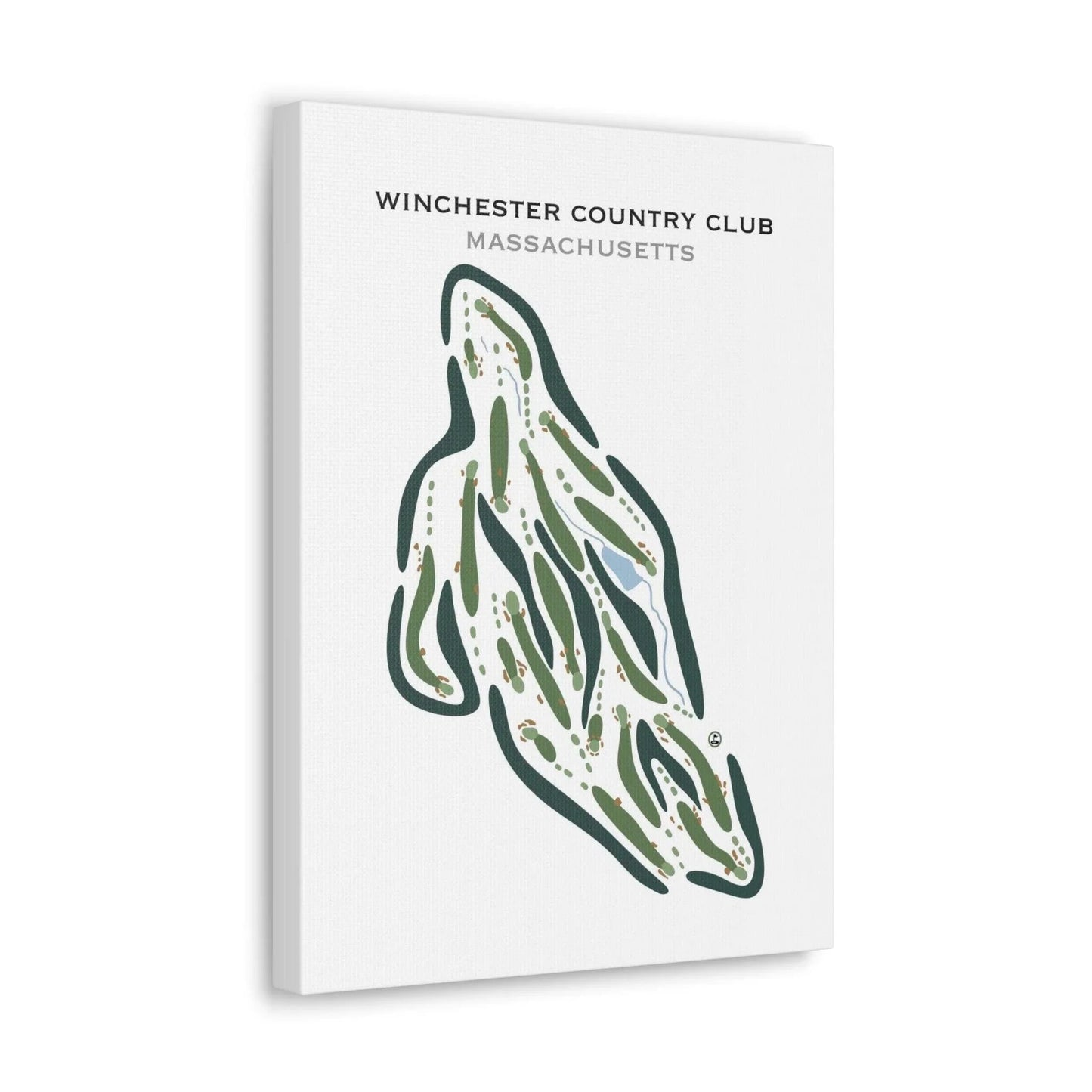 Winchester Country Club, Massachusetts - Printed Golf Courses