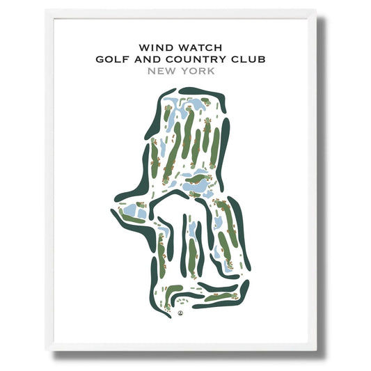 Wind Watch Golf & Country Club, New York - Printed Golf Course