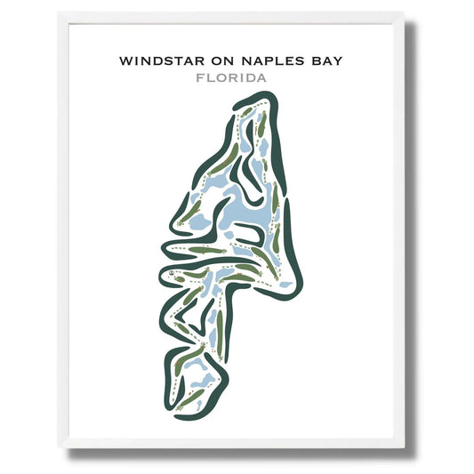 Windstar on Naples Bay, Florida - Printed Golf Courses