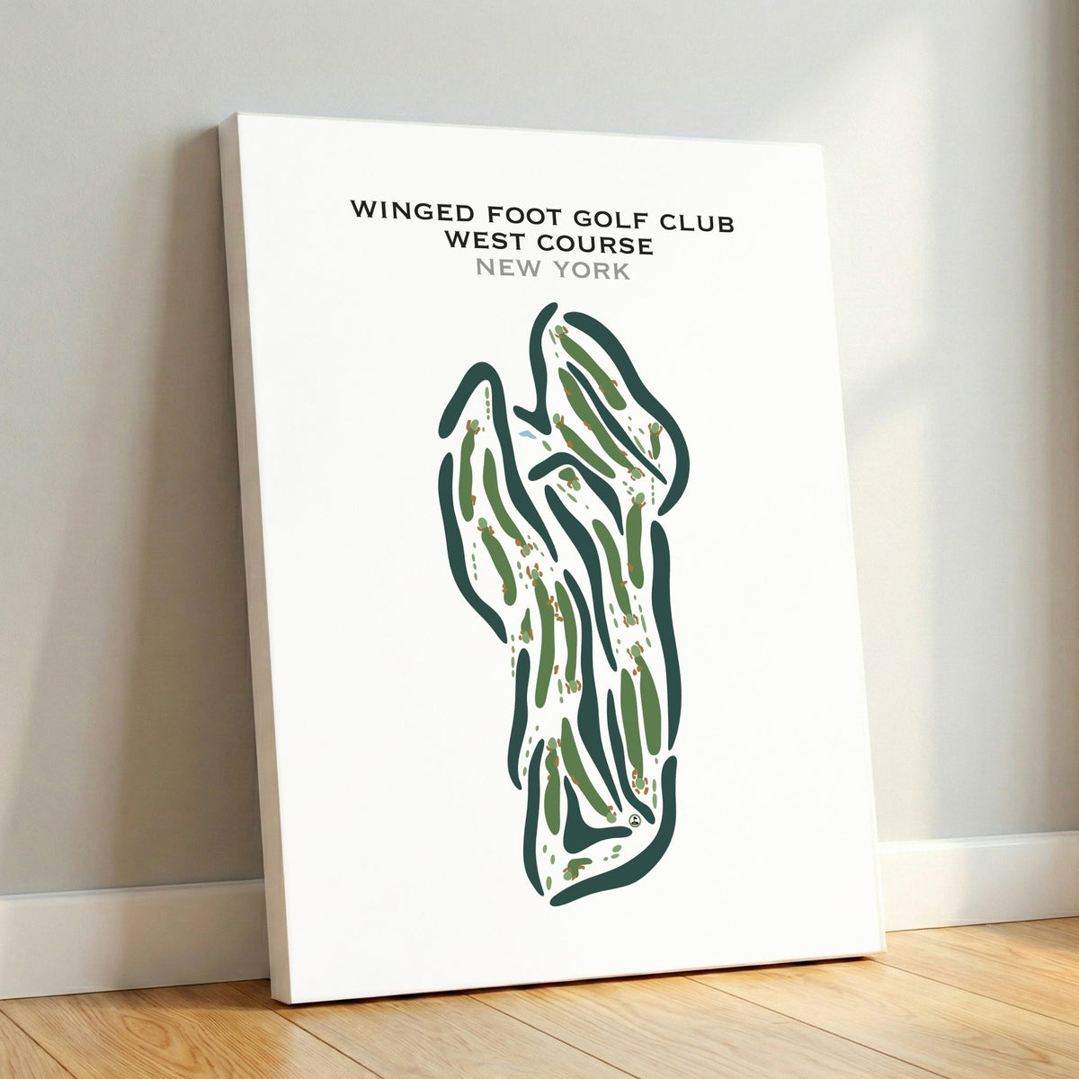 Winged Foot Golf Club - West Course, Westchester Country New York. - Printed Golf Courses