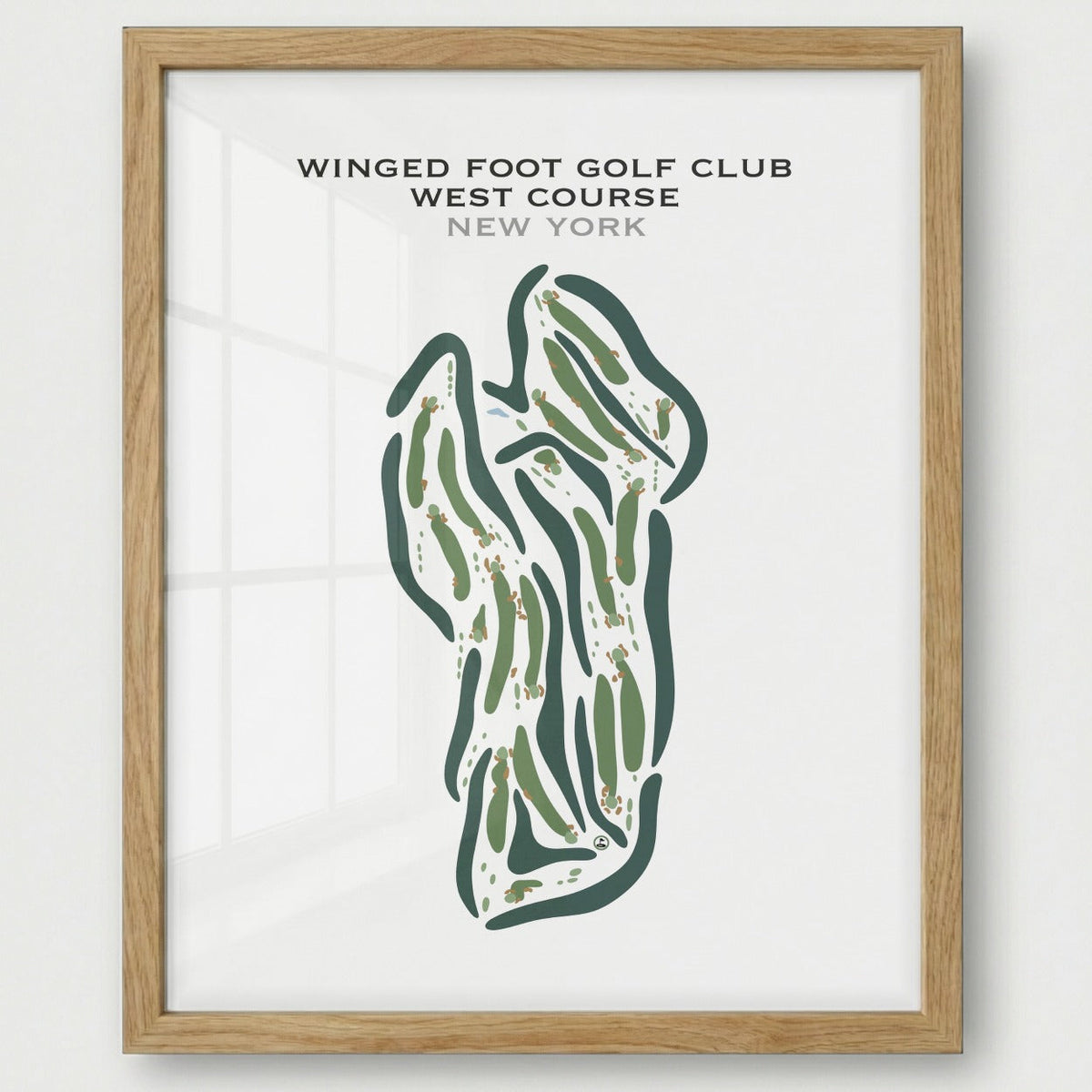 Winged Foot Golf Club - West Course, Westchester Country New York. - Printed Golf Courses