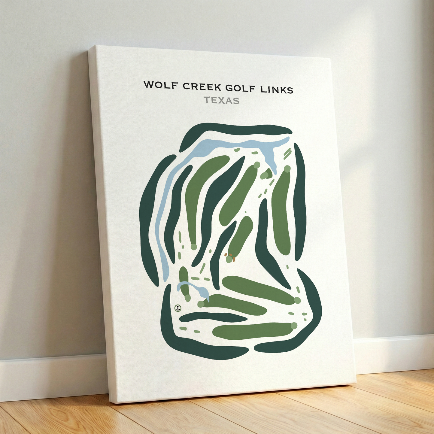 Wolf Creek Golf Links, Texas - Printed Golf Courses