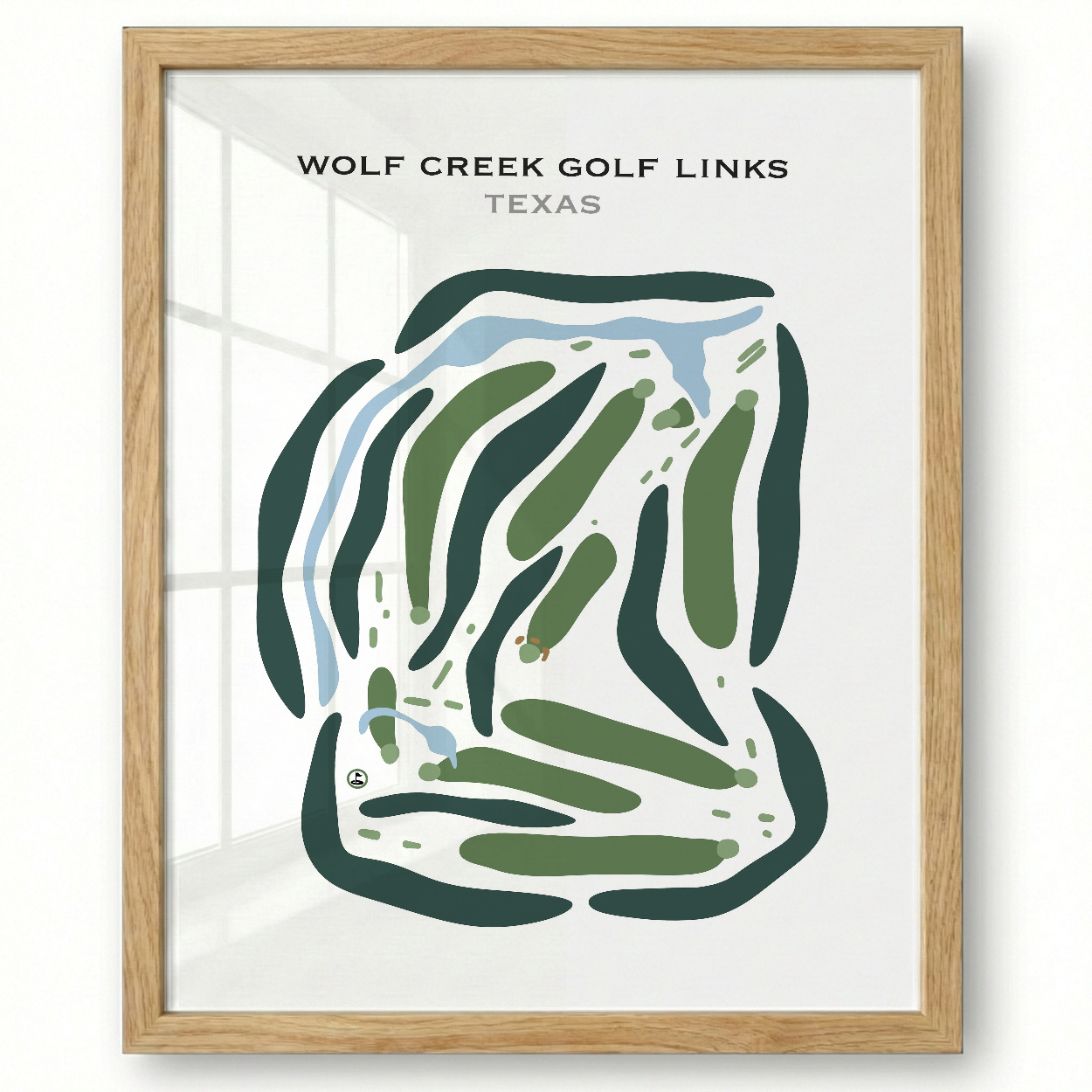 Wolf Creek Golf Links, Texas - Printed Golf Courses