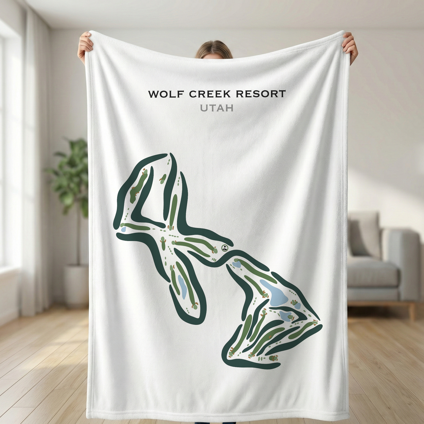 Wolf Creek Golf Resort, Eden Utah - Printed Golf Courses
