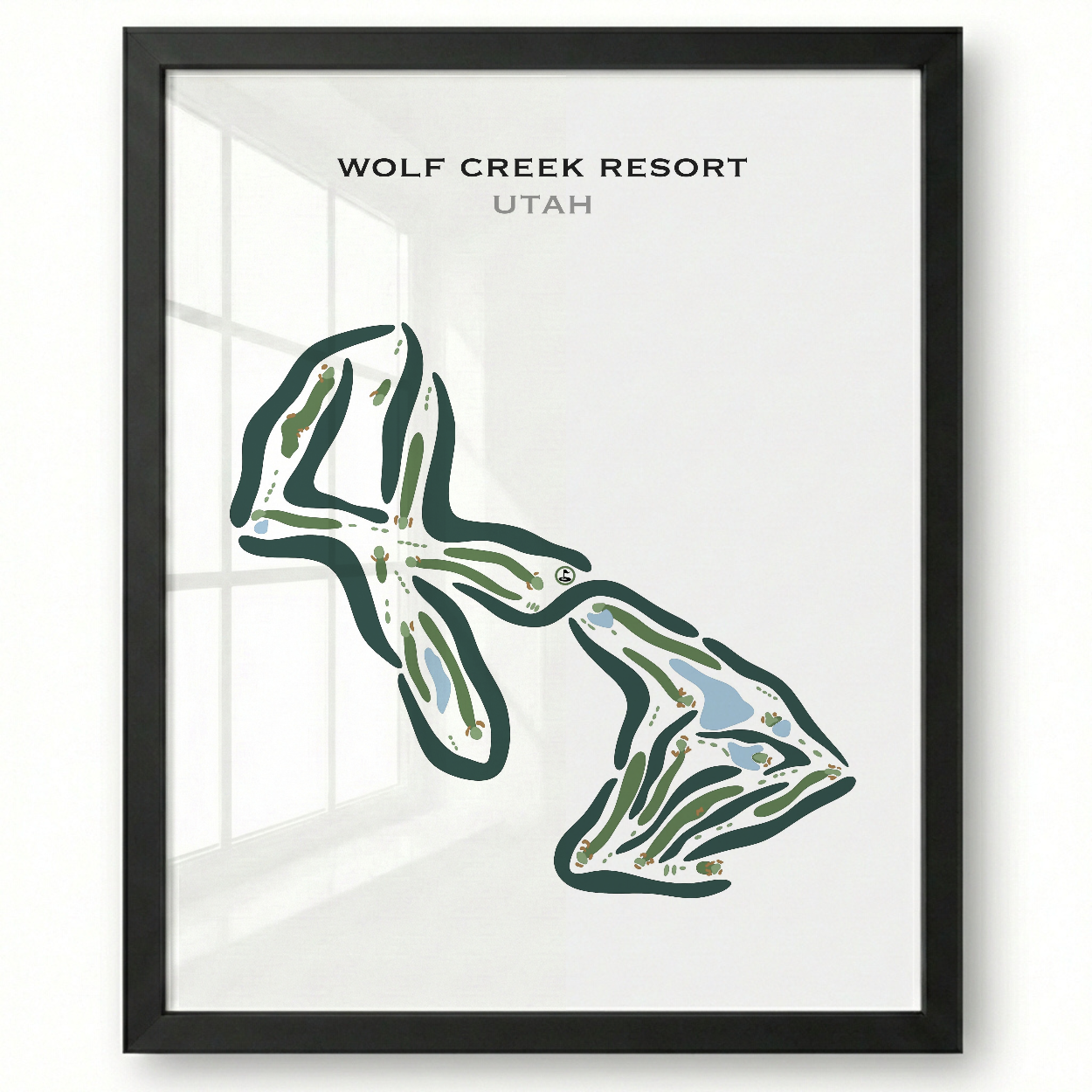Wolf Creek Golf Resort, Eden Utah - Printed Golf Courses
