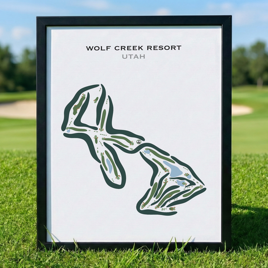 Wolf Creek Golf Resort, Eden Utah - Printed Golf Courses