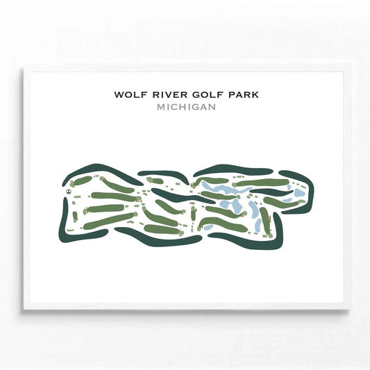 Wolf River Golf Park, Michigan - Printed Golf Courses