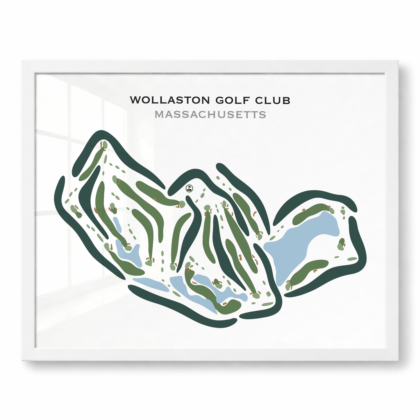 Wollaston Golf Club, Massachusetts - Printed Golf Courses