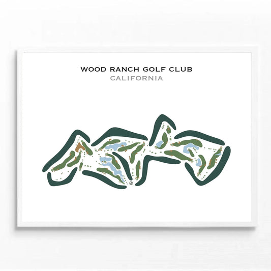 Wood Ranch Golf Club, California - Printed Golf Courses