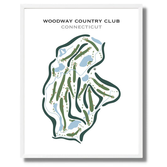 Woodway Country Club, Connecticut - Printed Golf Courses