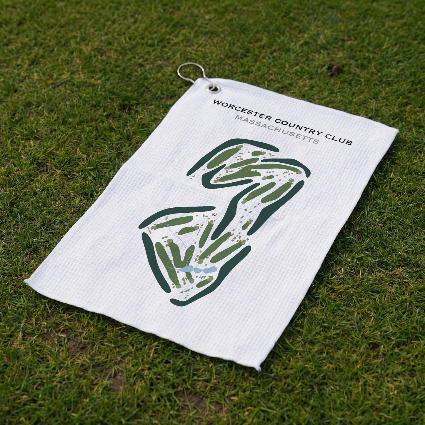 Worcester Country Club, Massachusetts - Printed Golf Courses