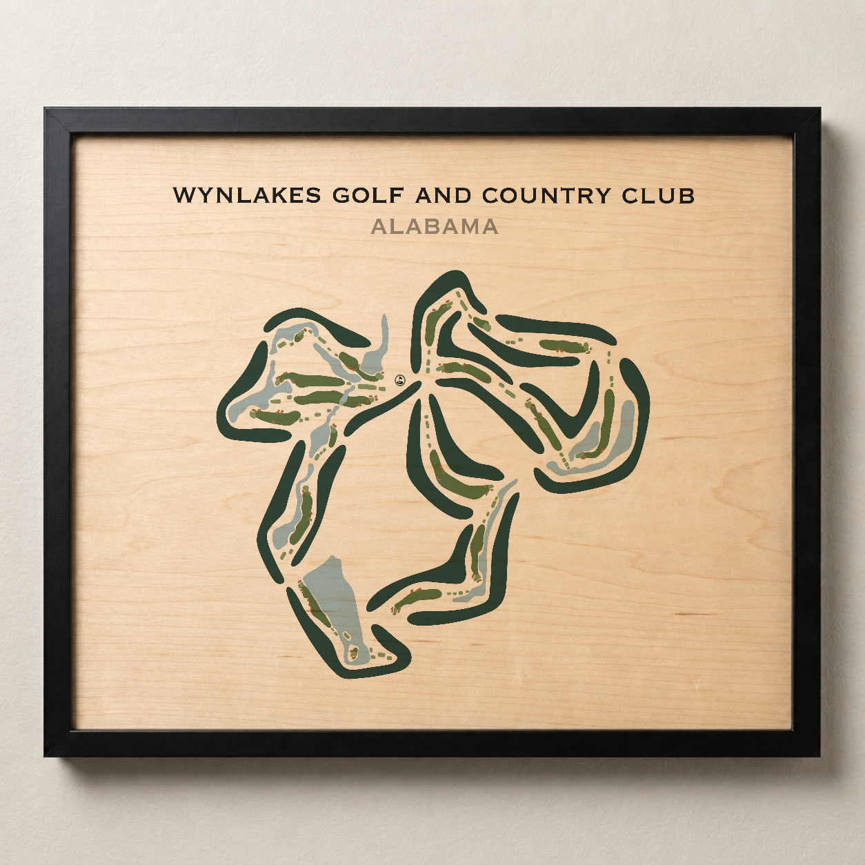 Wynlakes Golf and Country Club, Alabama - Printed Golf Courses