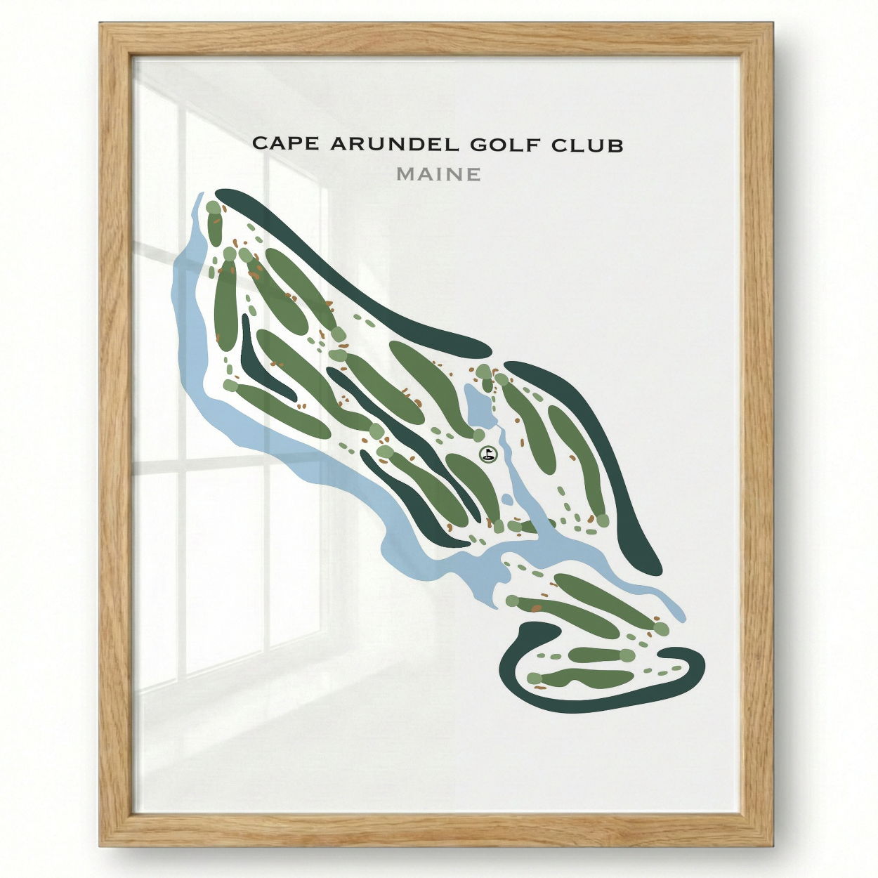 Cape Arundel Golf Club, Maine - Printed Golf Courses