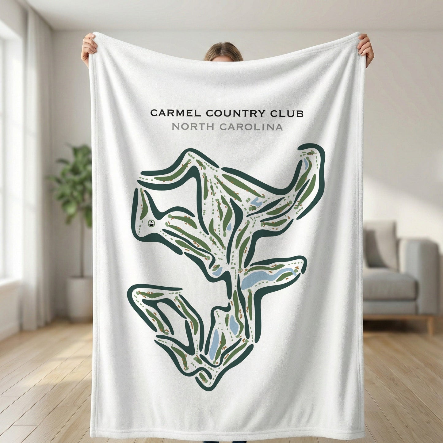 Carmel Country Club, North Carolina - Printed Golf Courses