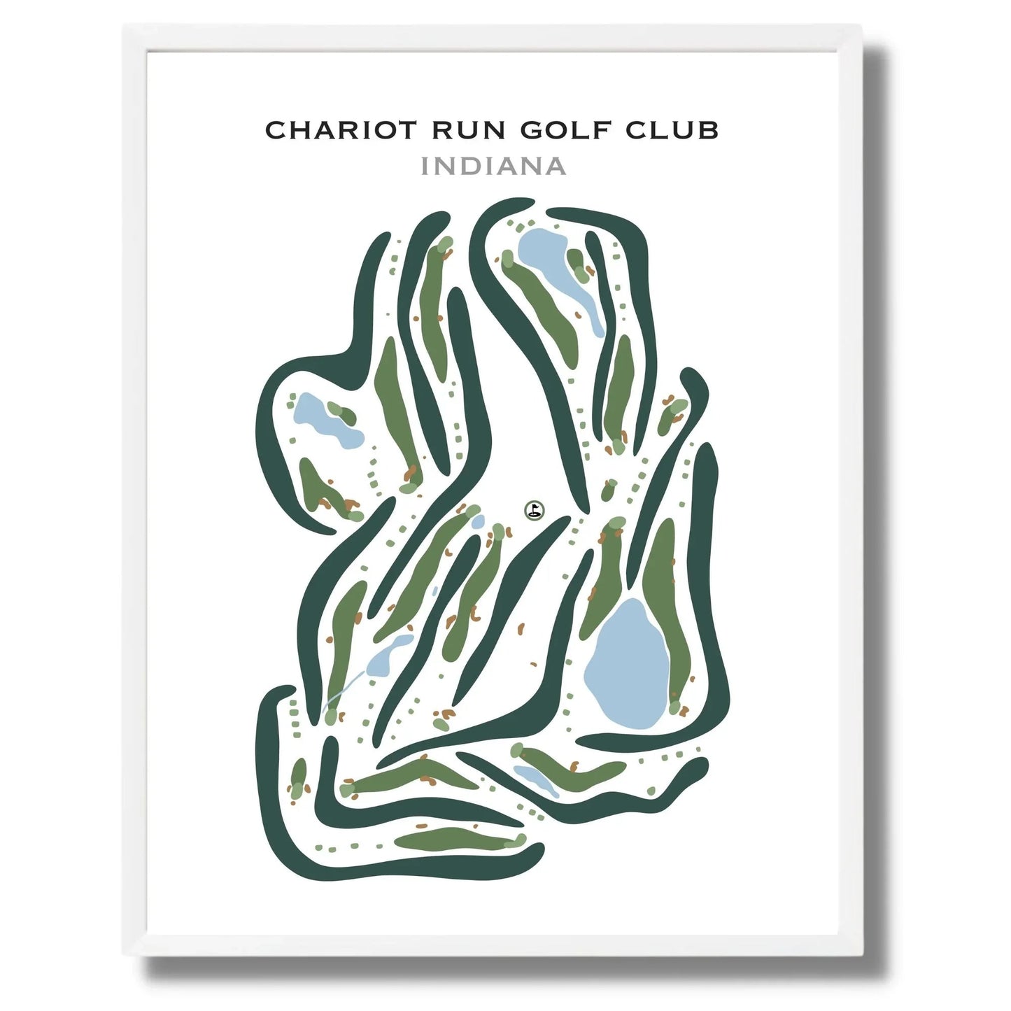 Chariot Run Golf Club, Indiana - Printed Golf Courses