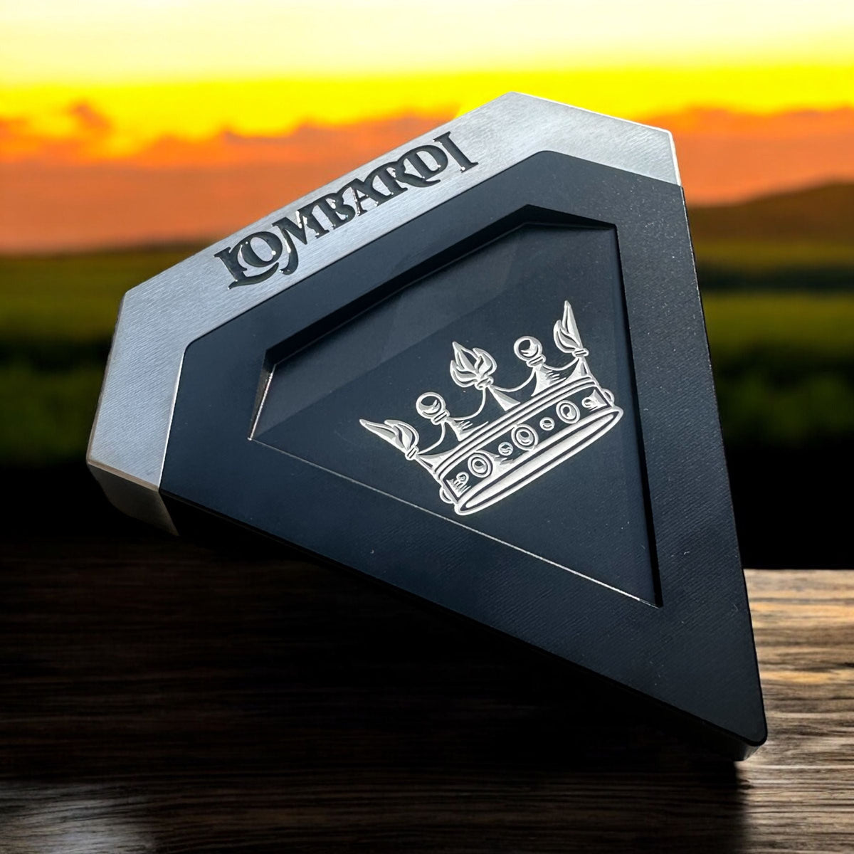 Lombardi Golf Custom Black Diamond Left-Hand Mallet Golf Putter
