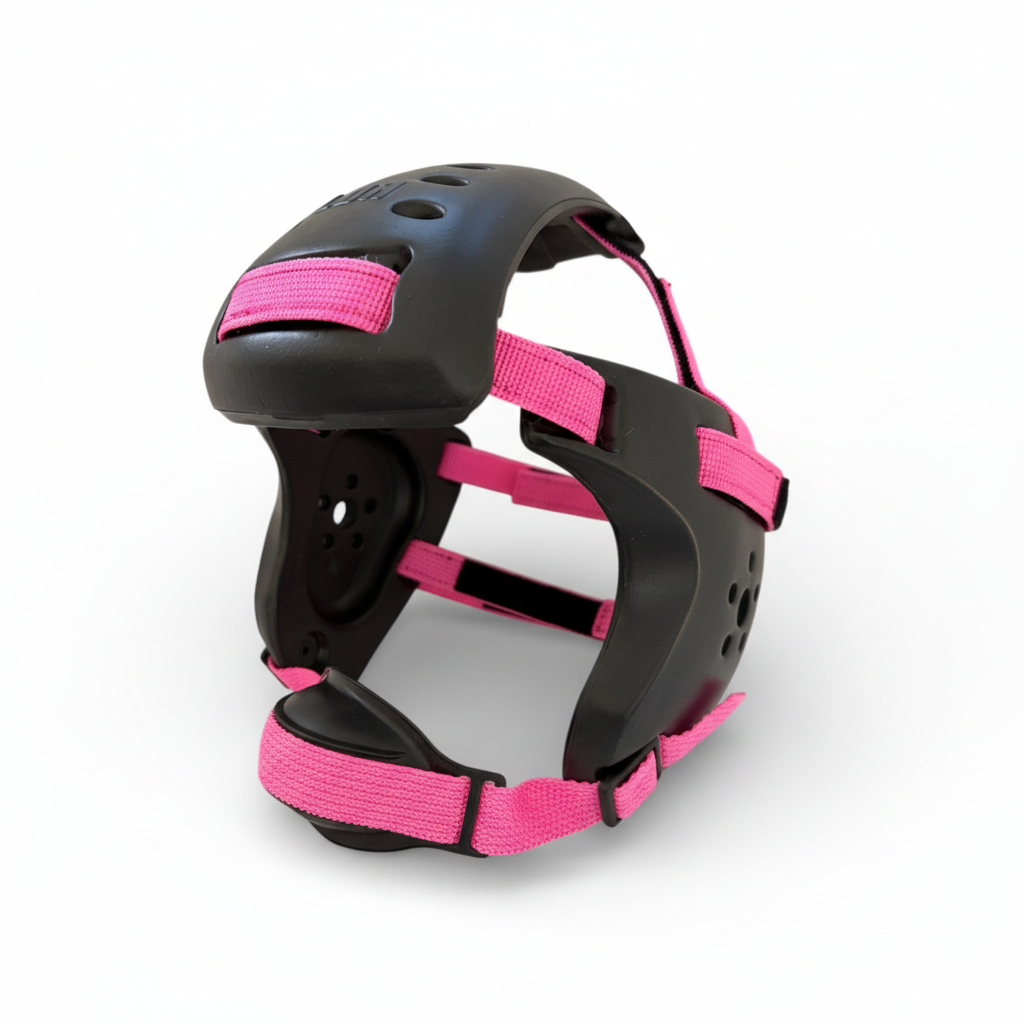 Wrestling Headgear Adult Black & Orange Straps