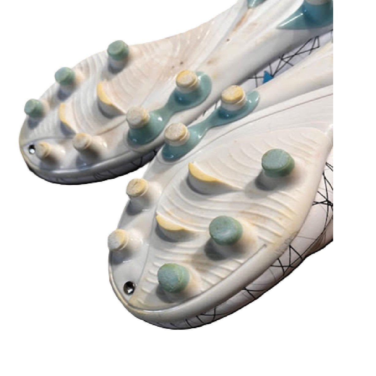 Rip It Sports Girls Soccer Cleats Teal/White 2.5