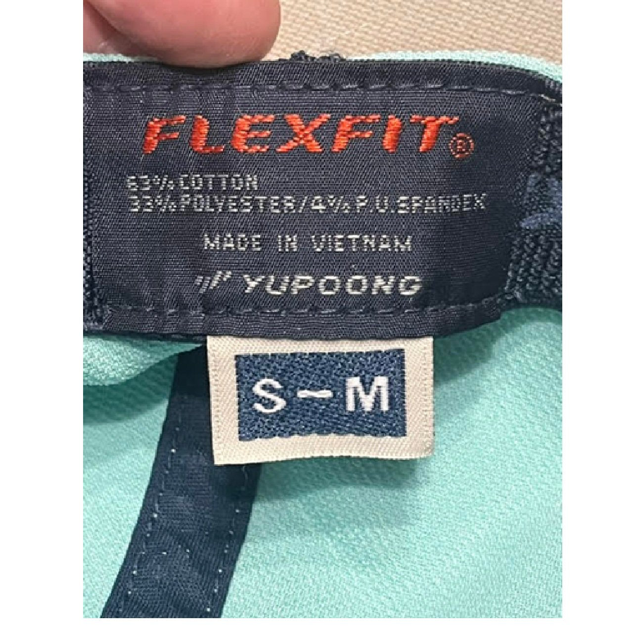 TravisMathew Flex Fit Golf Hat with Patch S/M Teal BM1