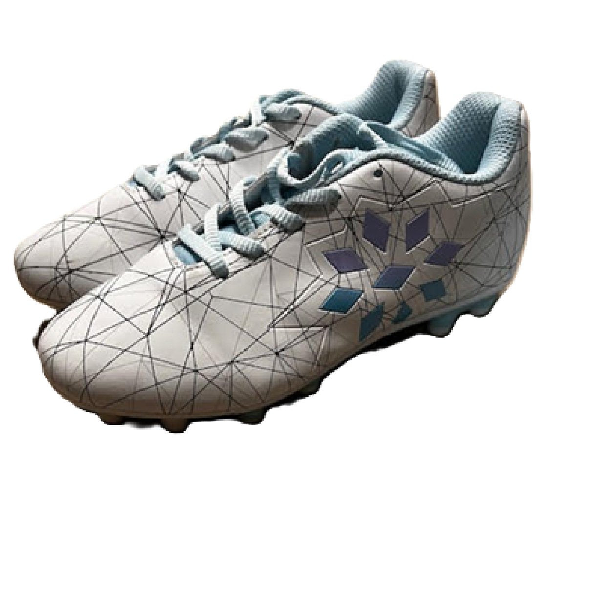 Rip It Sports Girls Soccer Cleats Teal/White 2.5