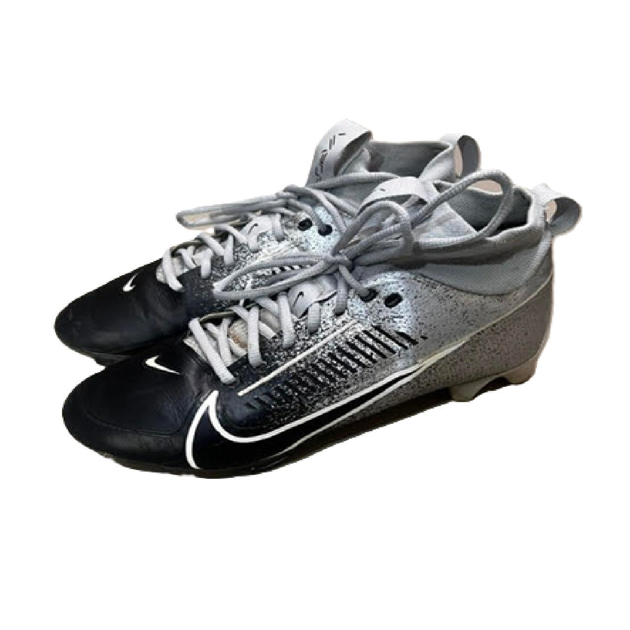 Nike Vapor Edge Pro 360 2 Football Cleat - Metallic Silver/Black - US Size 10 BM1