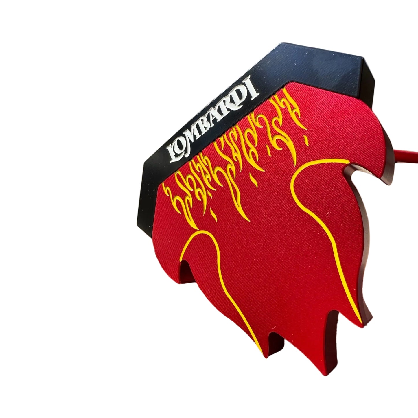 Lombardi Golf Custom Red Fuoco Mallet Golf Putter