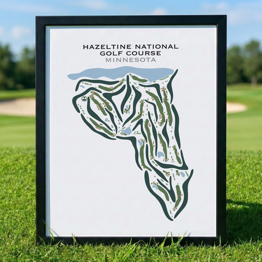 Hazeltine National Golf Club, Minnesota - Printed Golf Courses