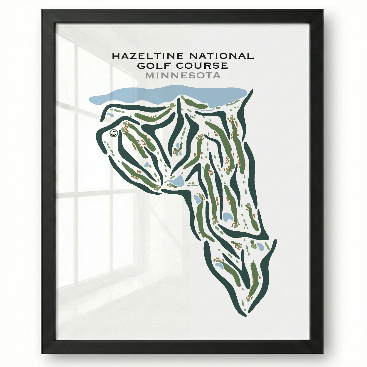 Hazeltine National Golf Club, Minnesota - Printed Golf Courses