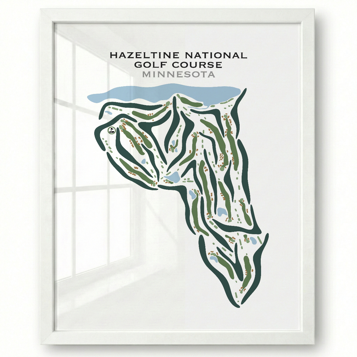 Hazeltine National Golf Club, Minnesota - Printed Golf Courses