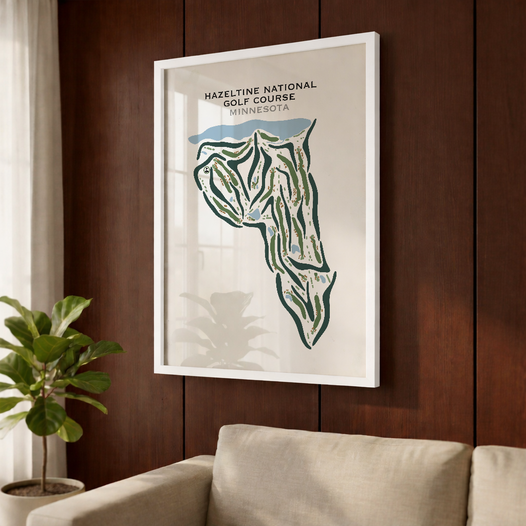 Hazeltine National Golf Club, Minnesota - Printed Golf Courses