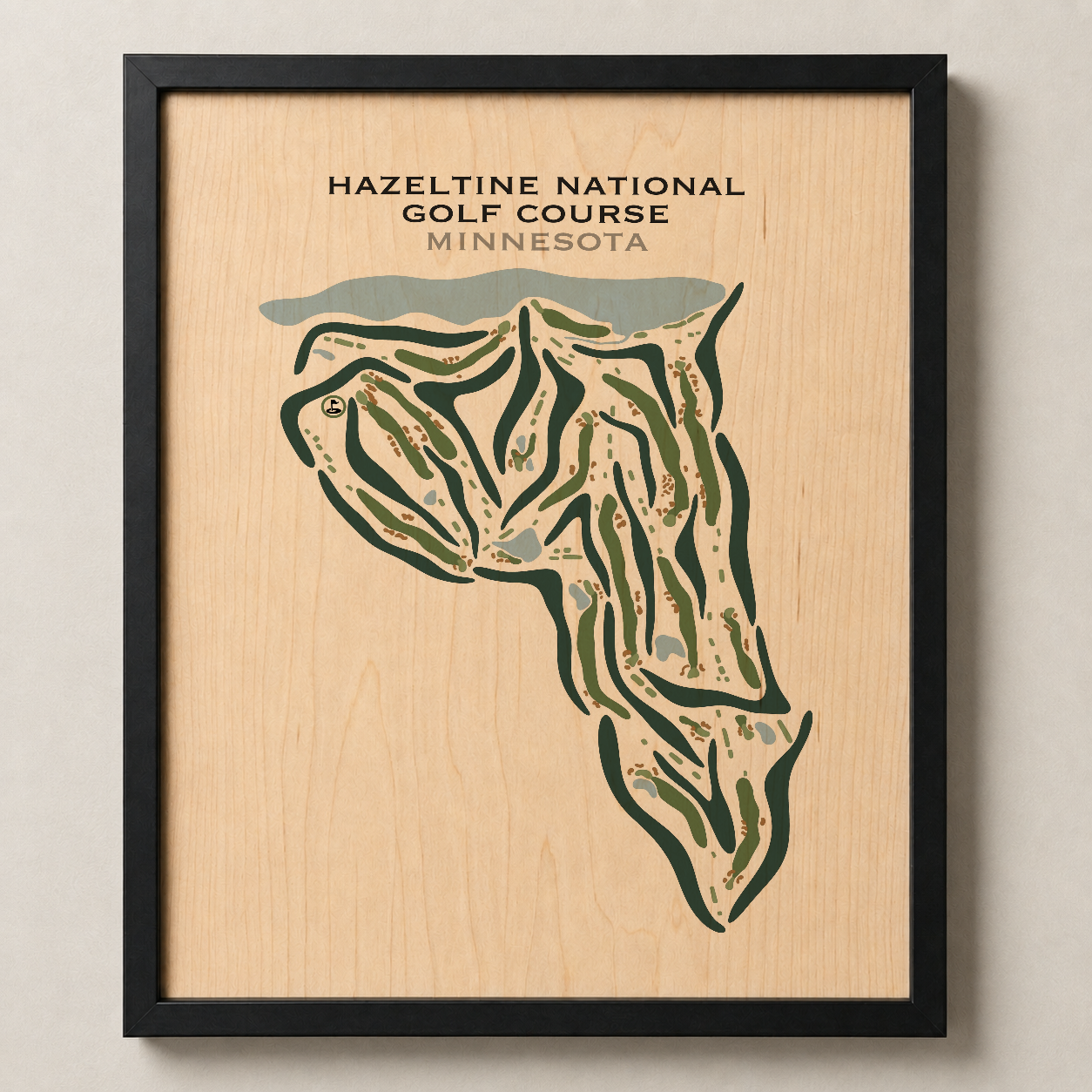 Hazeltine National Golf Club, Minnesota - Printed Golf Courses