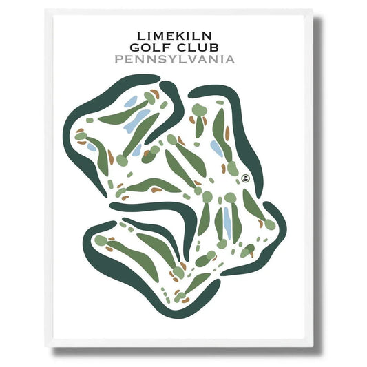 Limekiln Golf Course, Pennsylvania - Printed Golf Courses