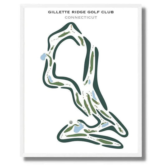Gillette Ridge Golf Club, Connecticut - Printed Golf Courses