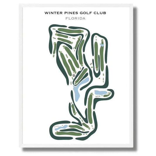 Winter Pines Golf Club, Florida - Printed Golf Courses