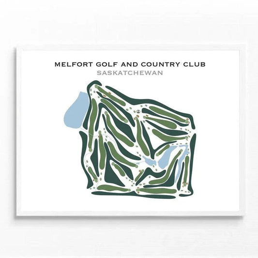Melfort Golf and Country Club, Saskatchewan - Printed Golf Courses