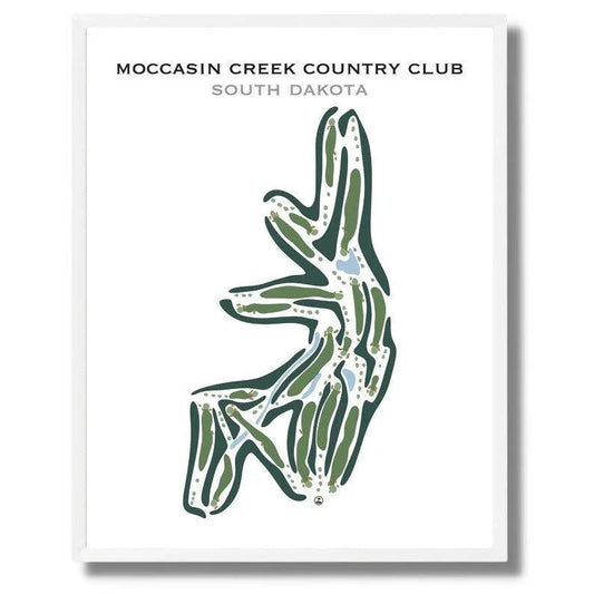 Moccasin Creek Country Club, South Dakota - Printed Golf Courses