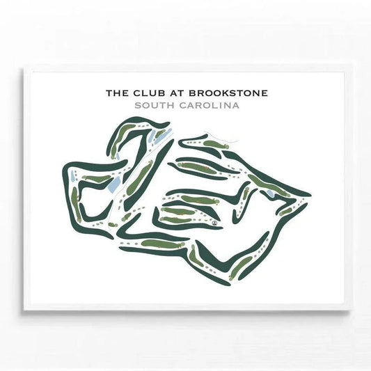 The Club at Brookstone, South Carolina - Printed Golf Courses