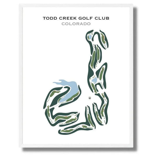 Todd Creek Golf Club, Colorado - Printed Golf Courses