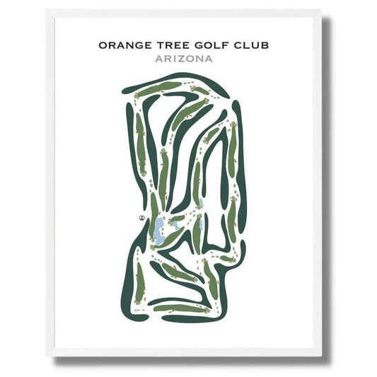 Orange Tree Golf Club, Arizona - Printed Golf Courses