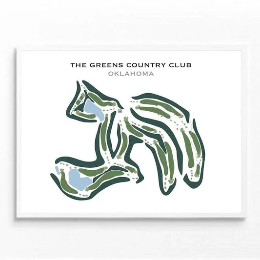 The Greens Country Club, Oklahoma - Printed Golf Courses