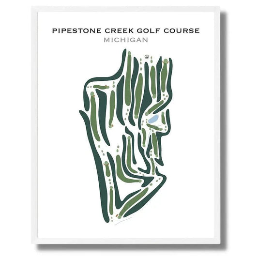 Pipestone Creek Golf Course, Michigan - Printed Golf Courses