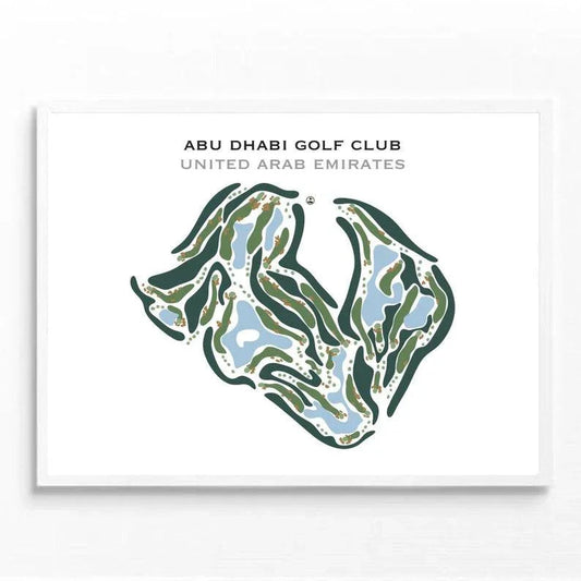 Abu Dhabi Golf Club, United Arab Emirates - Printed Golf Courses