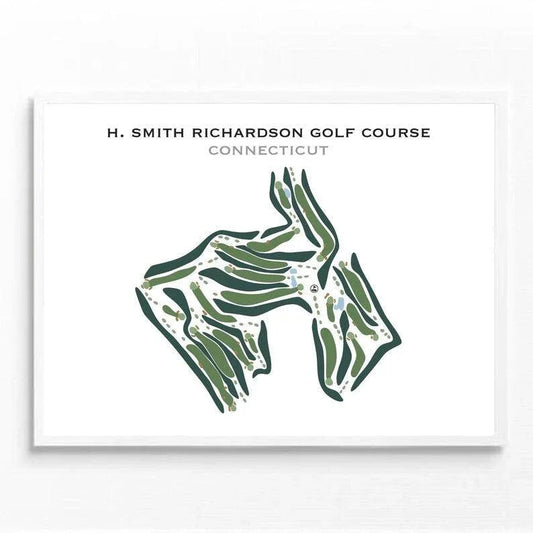 H. Smith Richardson Golf Course, Connecticut - Printed Golf Courses