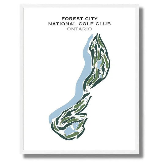 Forest City National Golf Club, Ontario - Printed Golf Courses