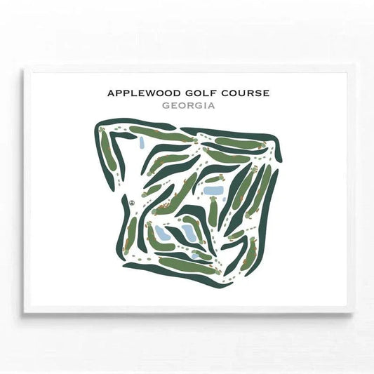 Applewood Golf Course, Georgia - Printed Golf Courses